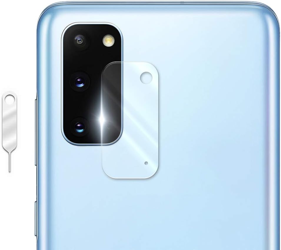 Galaxy S20 Camera Len Protector,High Definition Anti-Strike Bubble-Free Wear-Resisting Tempered Glass Camera Lens Protector Film SIM Card Ejection Pin Compatible with Samsung Galaxy S20 SM-G981U