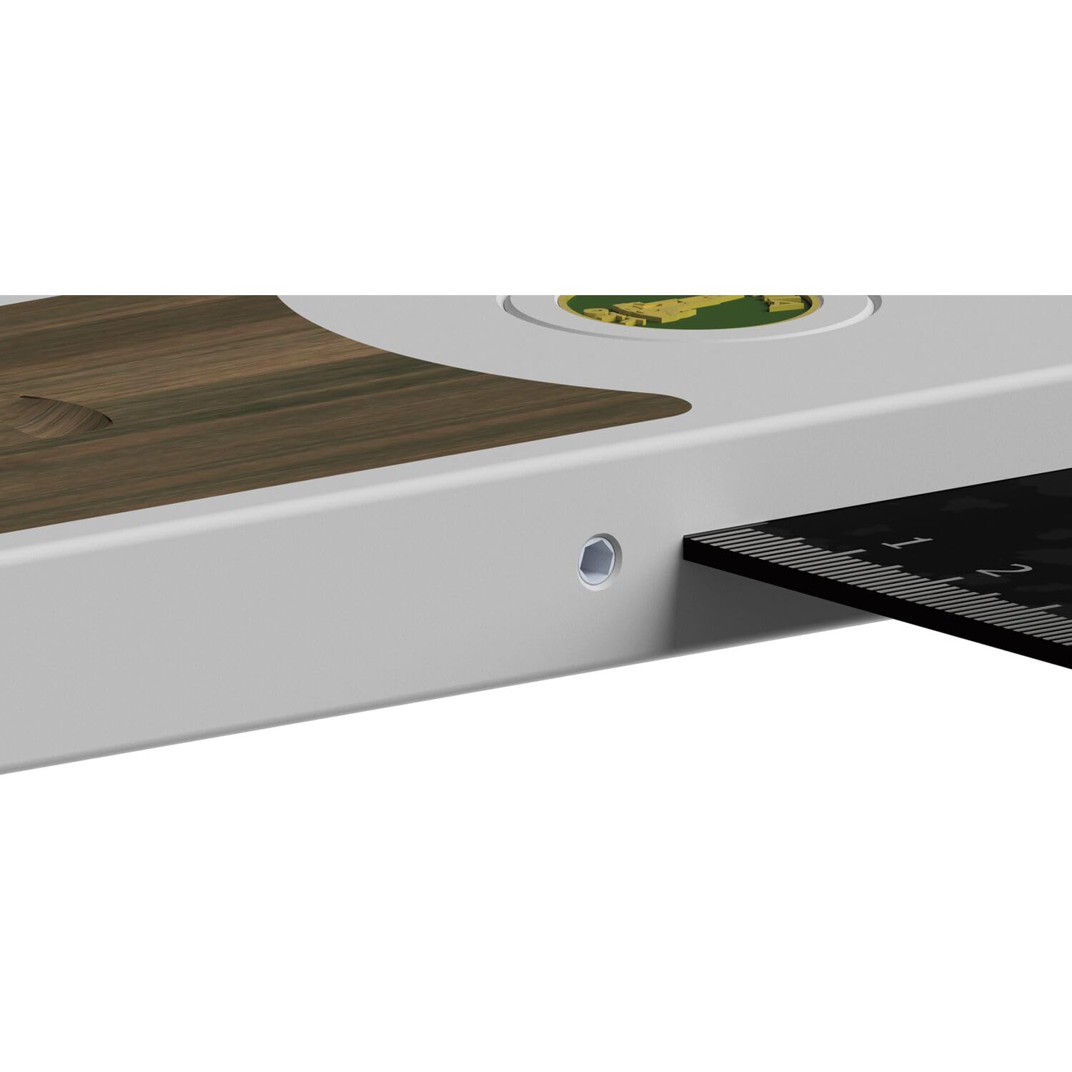 Angolo di precisione per falegname Alu-Line 250 mm, precisione di misurazione ± 0,02 mm