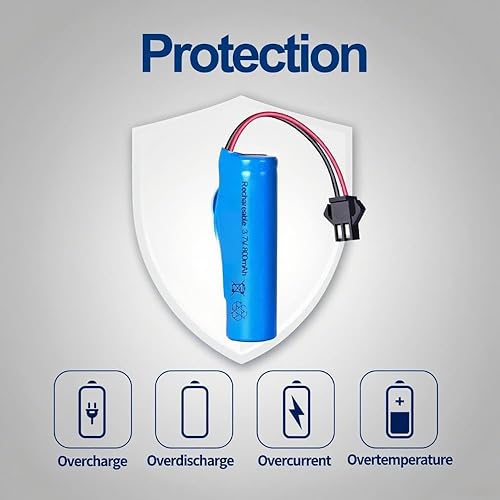 Miniatura 7 de Batería recargable de iones de litio de 3.7V 800mAh para coches RC, barcos, camiones, juguetes de control remoto