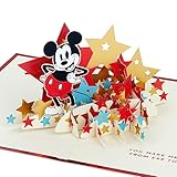 Hallmark Signature Paper Wonder Pop Up Birthday Card, Thank You Card, Encouragement Card (Mickey Mouse)