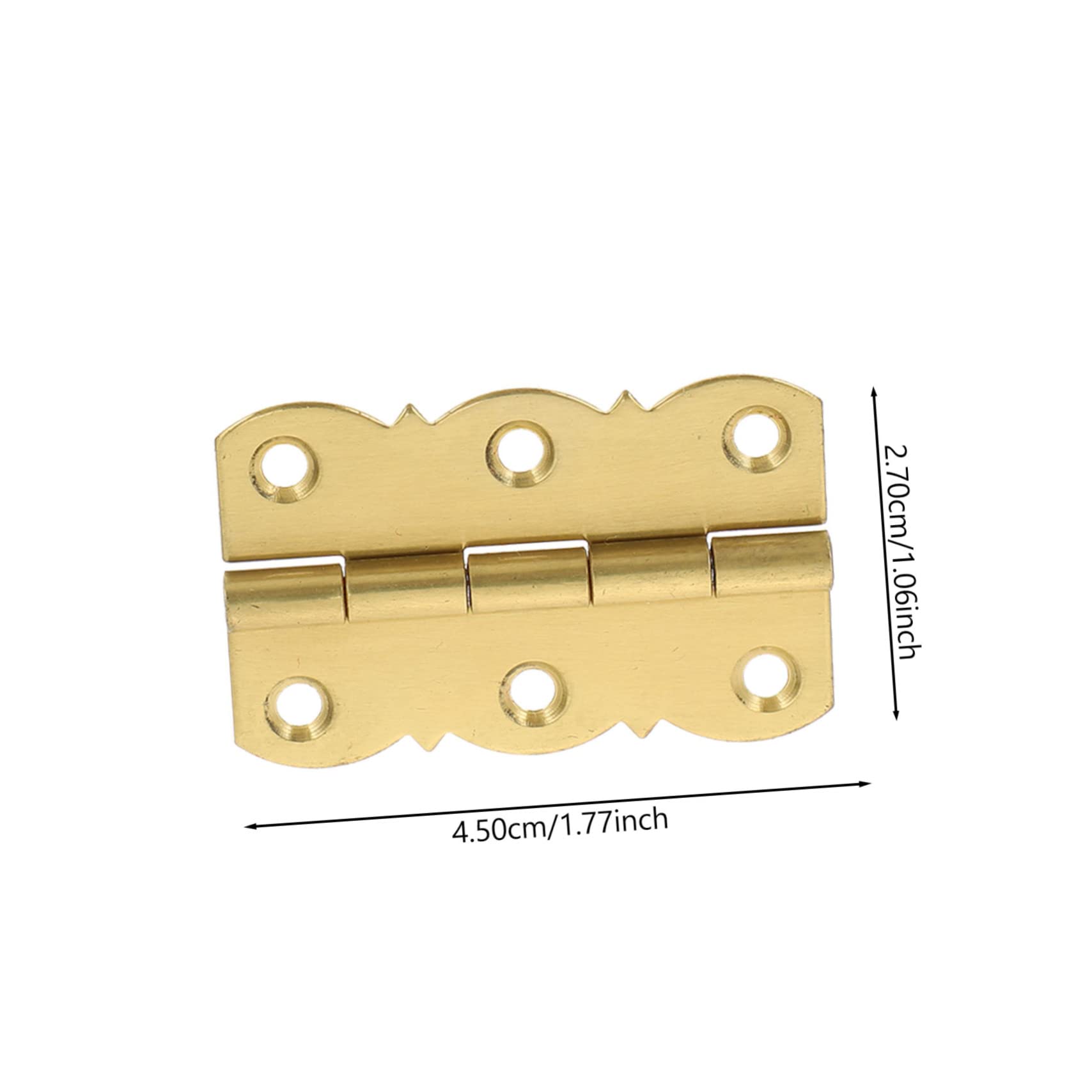 FOYTOKI Brass Hinges for Piano Music Stand 2pcs Hinge Set Easy to Install Piano Accessories