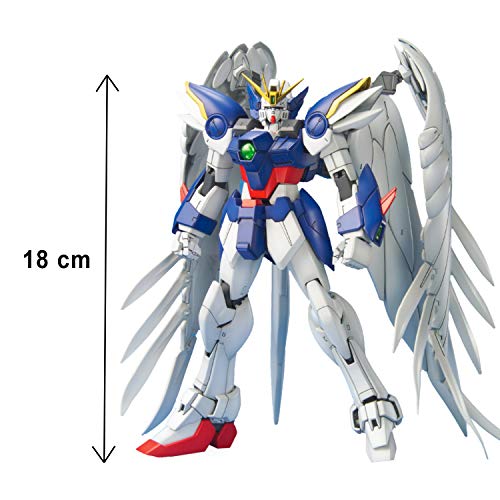 Bandai Model Kit GUNDAM - MG Wing Gundam Zero Custom 1/100 - Model Kit, Multicolor, 129454