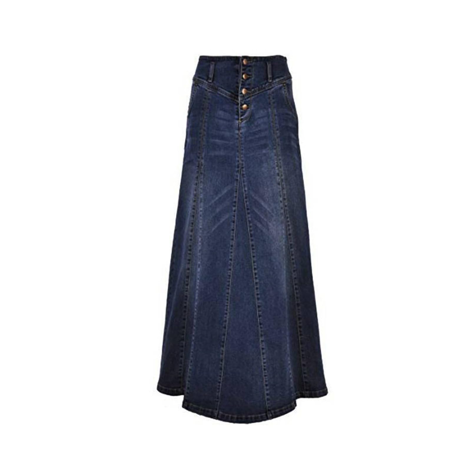 Générique Jupe Longue Femme - Plissée en Tour Elastique Décontractée Bohême A-Ligne pour avec Poches De Plage Vacances Élégante Taille Haute Maxi