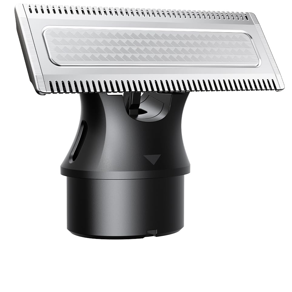 Magnetic Replacement Blades, Genuine Replacement Blades for H1 & H3 Electric Shaver and Trimmer, Easy Snap-On & Rinseable, Durable Stainless Steel, Edge and Shave, 1 Pack, Black