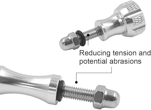Miniatura 3 de Juego de tornillos de aluminio para sesión GoPro, perilla duradera para Hero 8, 7, 6, 5, 4, 3+, 3, 2, 1, DJI OSMO cámaras de acción (3 unidades, 1