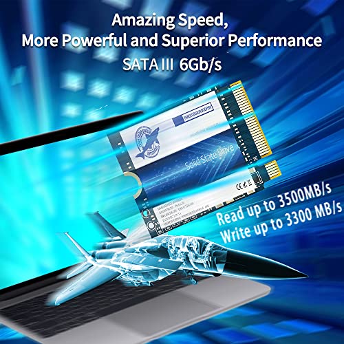 Image of Dogfish SSD M.2 2230 NVMe PCIe 4.0 512GB 3D TLC NAND Gaming Internal Solid State Drive for Steam Deck PS5 Surface Pro Laptop Desktop (M.2 2230 NVMe 4.0, 512GB)