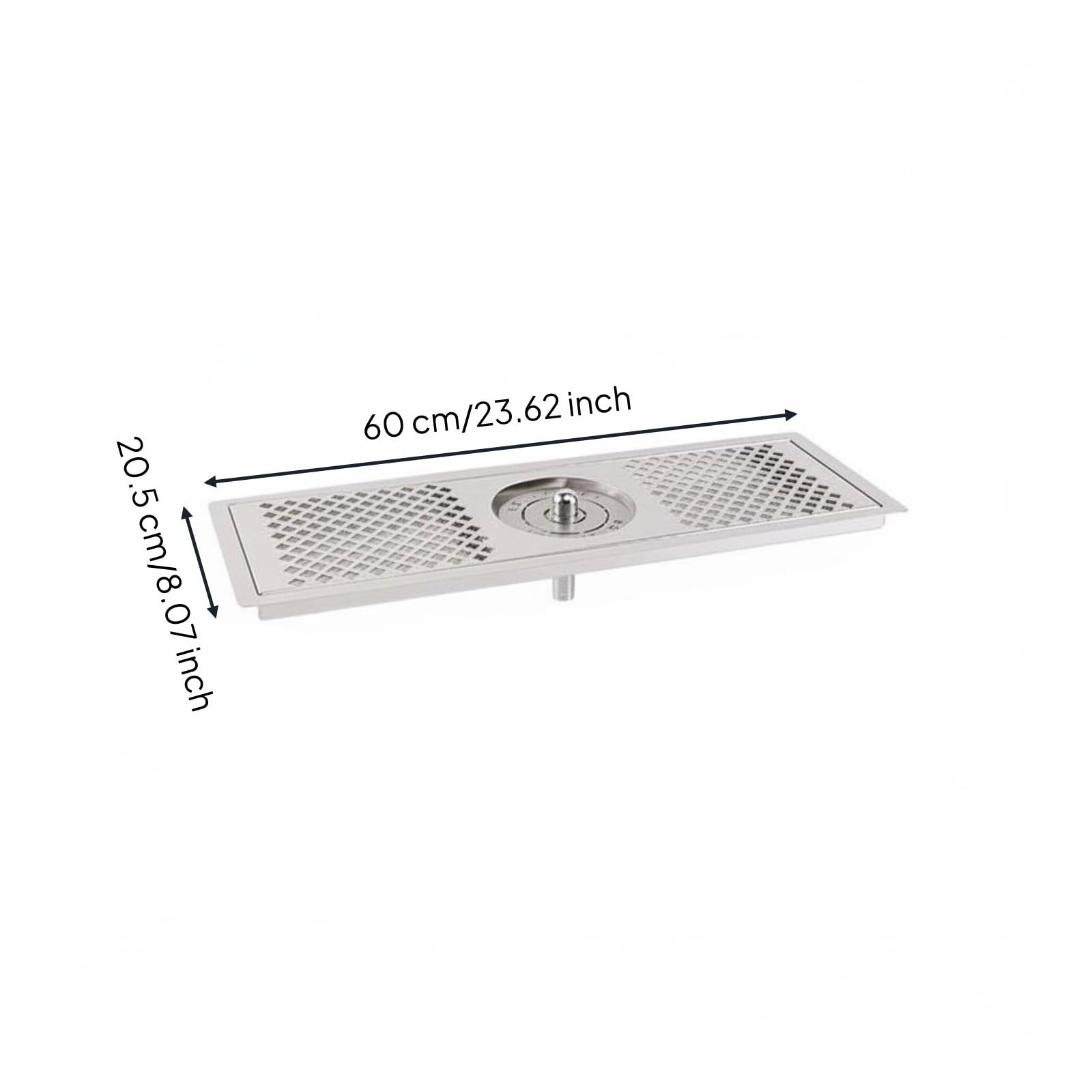 Égouttoir pour Verre Lave-verres Automatique Plateau d' Grille pour Drainage Efficace Conception Professionnelle en Acier Adaptée au Lavage de Cuisine Restauration Collective, 6020