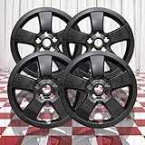Brighter Design Set of 4 Gloss Black 5 Spoke 16' Wheel Skins for Chevy Cruze 2011-2015