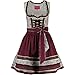 Produktbild Krüger Dirndl Mini Dirndl Svenja Bordeaux, Gr.42 Damen