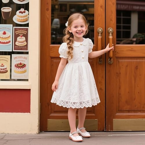 Image of Flaryzone Toddler Girls Mary Jane School Uniform Oxfords Dress Shoes Flats | Wide Round Toe,Cushioned Comfort, Flower Girl shoes for Wedding Party Daily
