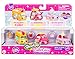 Shopkins Cutie Cars 3 Pack Collections, Die-Cast Collectible Cars with Mini Removable Drive-in Movie Collection