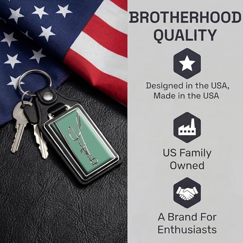 Image of Brotherhood Car Key Chain for Camaro - Classic Models Keychain | For Men and Women Gift Key Ring - -