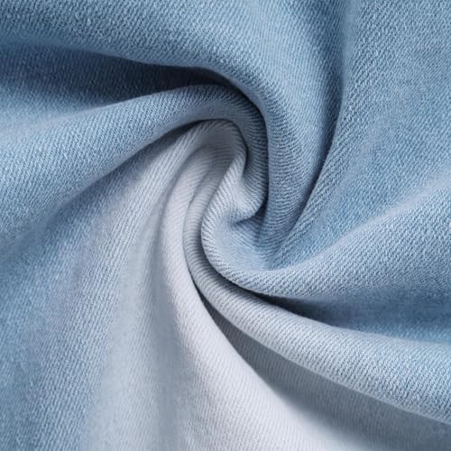 Jeans for Men Cool Low Rise Bell Bottom Jeans Blue Distressed Wash Denim Pants Hip Hop Streetwear Fashion Y2k Clothes4