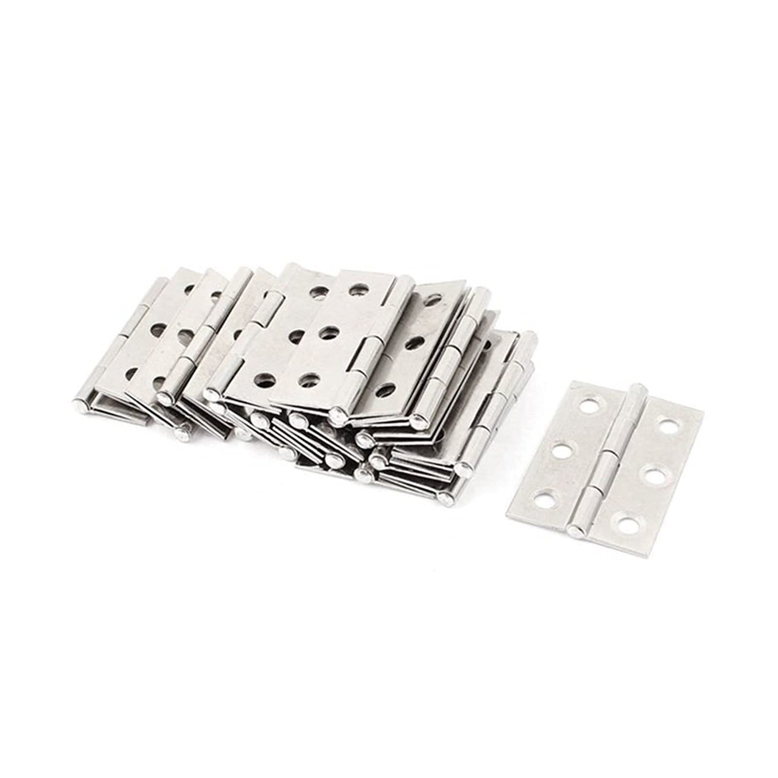Charnière de porte pliée inox pour réparer un placard de cuisine qui frotte, 20 pièces