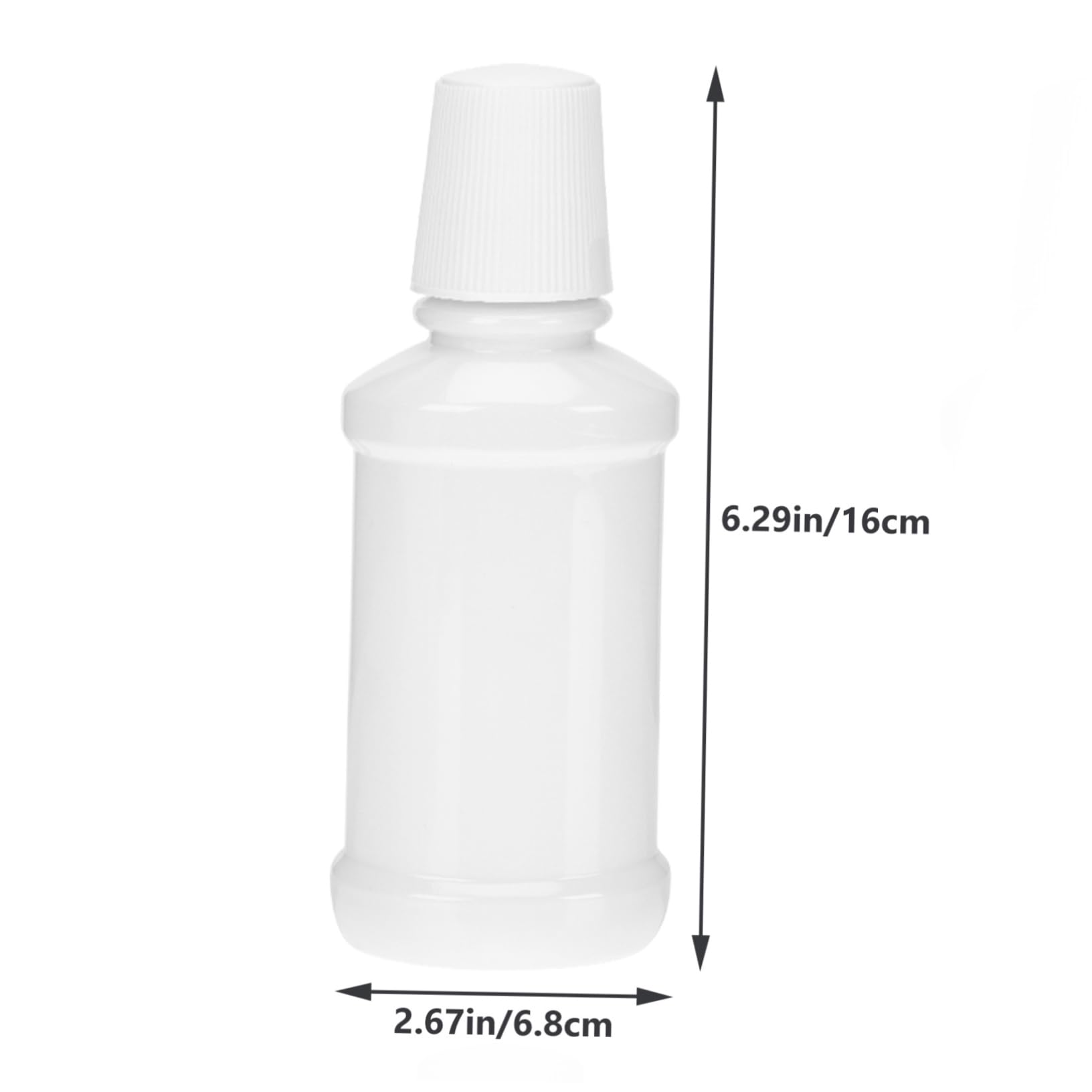 HONMEET Reusable Oral Care Travel Bottles 6 Pack Compact Design for Easy Carrying and Storage