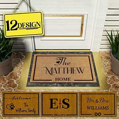 Door Mats Outdoor For Entrance Personalized