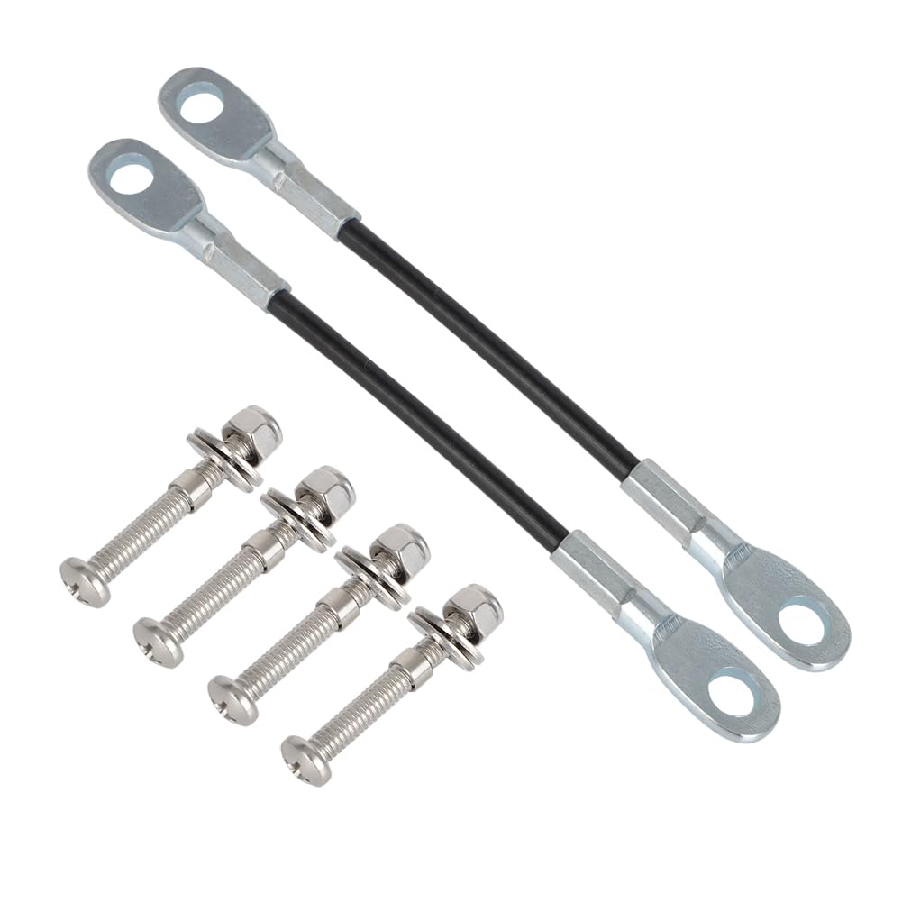 WIKIBB Marine Boat Seat Cables B101-00 Compatible with All Millennium B-100 Marine Boat Seat Replace Arm Rest Straps 7'' 2PCS Arm Rest Straps Replacement