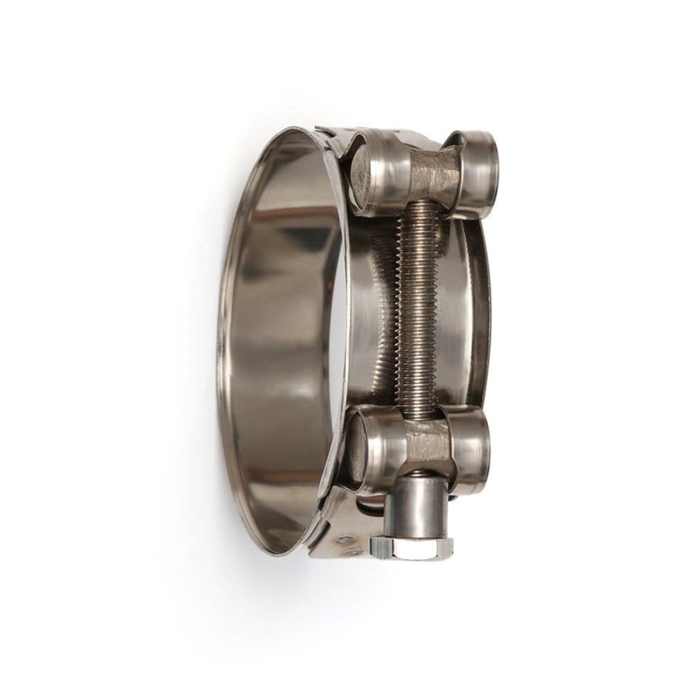 Colliers de Serrage, Colliers de Serrage, 1pc matériel utile Puissant étanchéité échappement T Boulon en Acier Inoxydable Collier de Serrage Colliers de Serrage,(74 79mm)