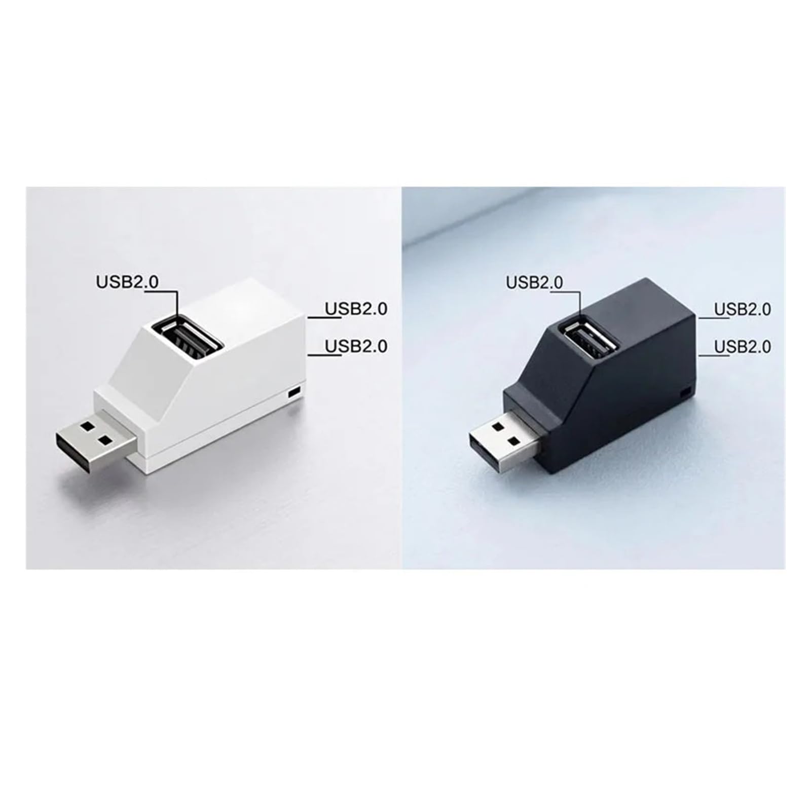 1/2 szt. 3-portowy hub USB szybki rozdzielacz do laptopa PC transfer danych (2 szt. mix 2.0)