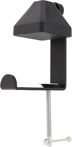 RTNLIT Abrazadera de montaje en mesa, repuesto de clip de metal resistente para micrófono, micrófono, brazo de suspensión de brazo de tijera,