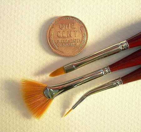 Micron Mini Art Brush- Pointed Flat Size 2/0 (one brush)