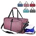CANWAY Faltbare Reisetasche Leicht Sporttasche mit Abnehmbar Schulterriemen & Schuhfach Reisegepäck für Reisen Sport Gym Urlaub (Dunkelrot, 65L)…