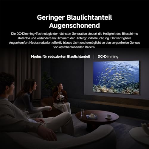 XIAOMI A Pro, 65" (165 cm), 4K UHD QLED, Smart TV, Google TV, Triple Tuner DVB-C/S/S2/T/T2, HDR10+, Game Boost 120Hz, MEMC, Sprachsteuerung mit, 2+8GB, Kompatibel mit Apple Airplay & Google Cast – Bild 5
