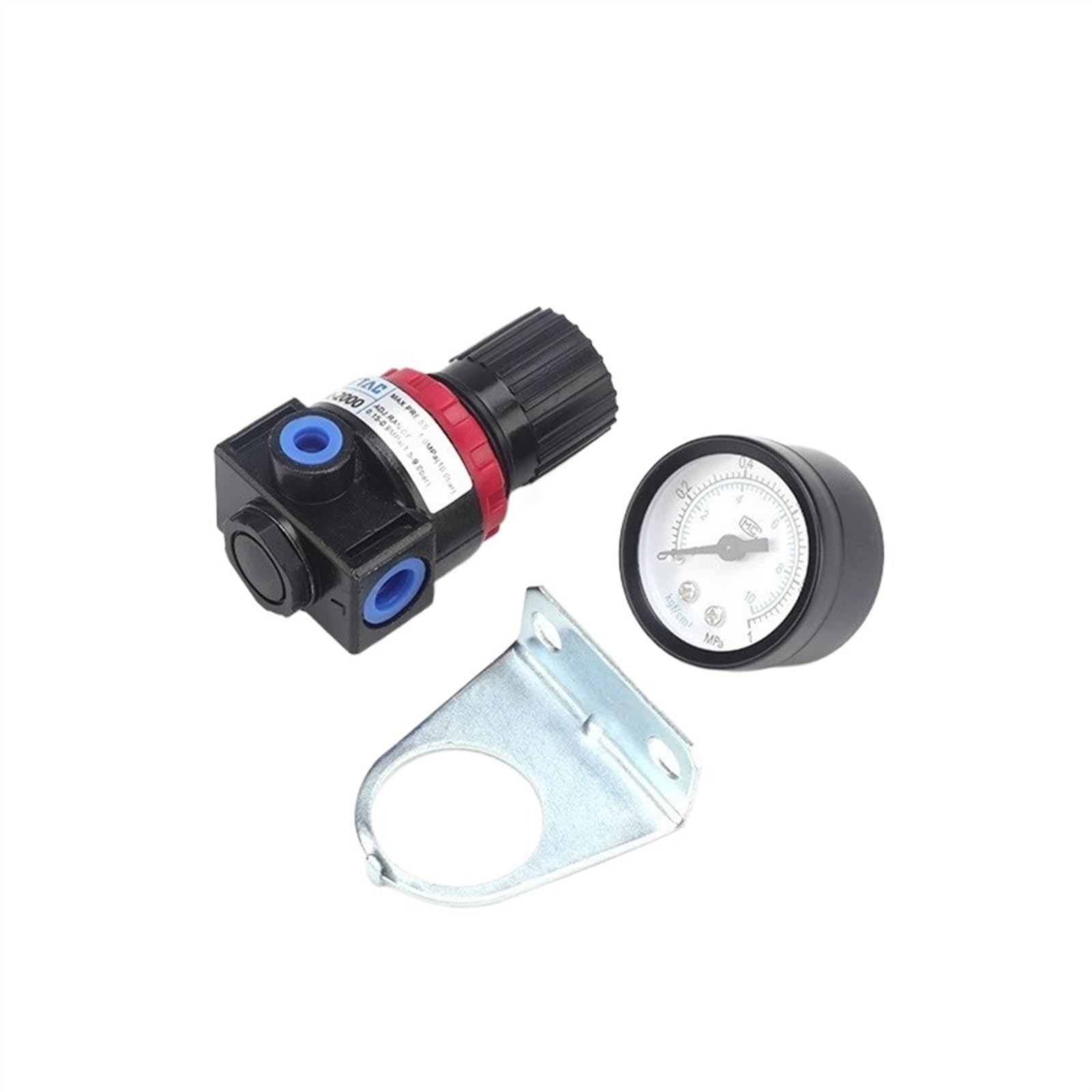 Filtros neumáticos AFR-2000 1/4 Filtro neumático AFR2000 for compresor de Aire Separador Humedad Regulador presión Aceite Agua(AFR-2000 12m Fitting)