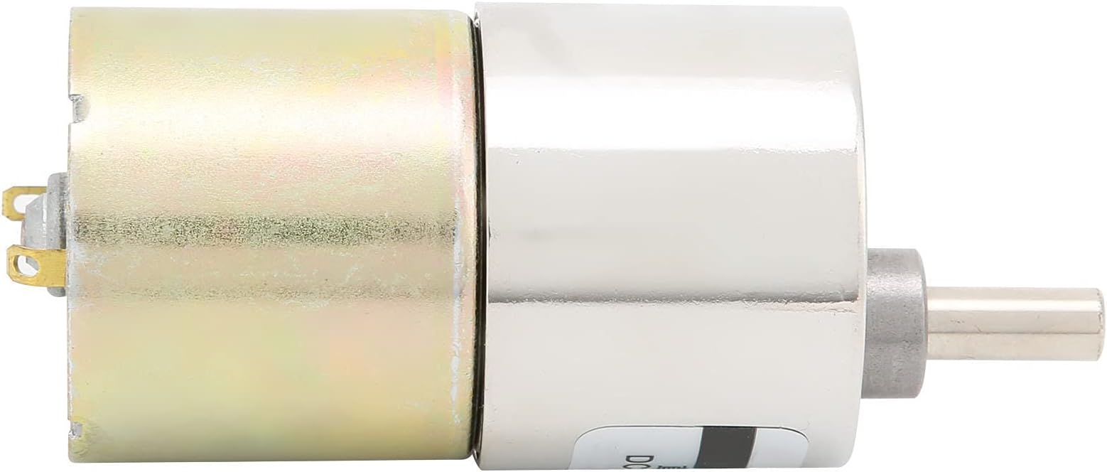 Low Speed Gear Motor, 5 Speed Professional Low Friction CW/CCW DC Reduction Motor Two Sector Magnets for CNC Machine Tool(30rpm/min)