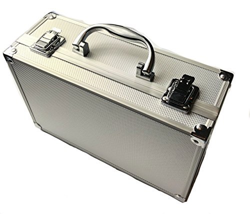 BR Carry All Trunk Train Case with Makeup and Reusable Case Makeup Gift Set (Coral)