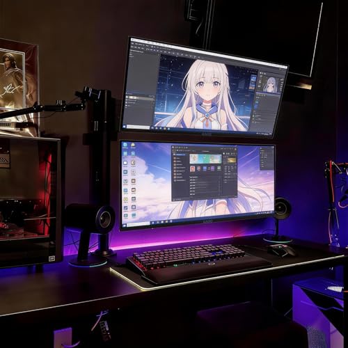 Image of Kado 2-Pack 34 inch 100Hz Ultrawide 21:9 3440x1440 WQHD Computer Monitor | 103% sRGB DisplayPort HDMI, Dual Gaming Monitor Setup,Stacked Gaming AMD FreeSync Premium, VESA Mount Built-in Speakers