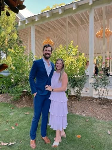 YMSHA Women's Halter Bridesmaid Dresses with Pleated Tiered Chiffon Pleated Formal Party Dress YMS4484