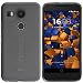 Produktbild mumbi Hülle kompatibel mit LG Nexus 5X Handy Case Handyhülle, transparent schwarz