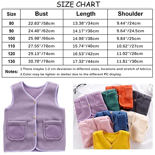Baby Toddler Winter Hooded Puffer Vest Cute Ear Cartoon Sleeveless Lightweight Waistcoat Jacket For Kid Girls Boys (5-6 T, Purple) #TOP5