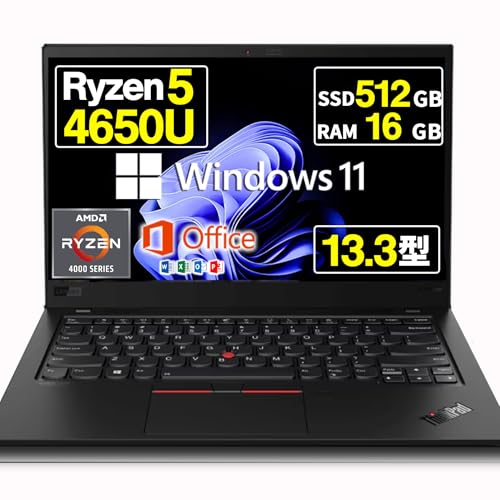 画面きれい512GBThinkPad X13 Ryzen 5 PRO 4650U Amazon.co.jp: 【整備済み品】 ノートパソコン Thinkpad X13 Gen1 13.3
