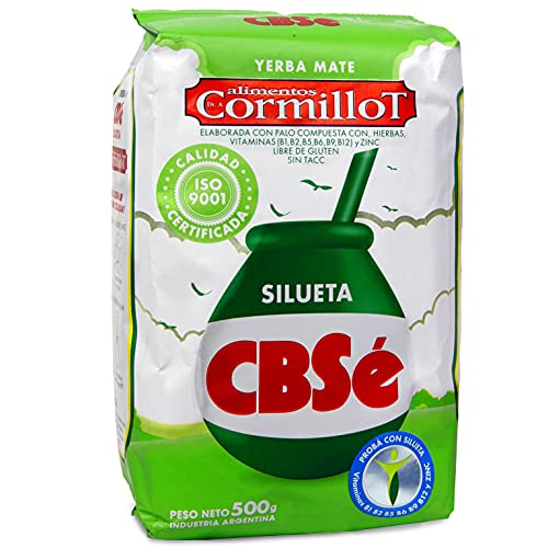 CBSé Yerba Mate Silhouette 0,5 kg | Té de mate Argentina| Bebida tonificante y energizante Cover