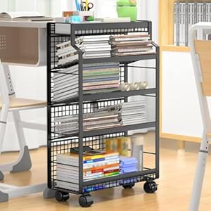 Zhqzxc SR6WDSJ Regalwagen mit Rädern