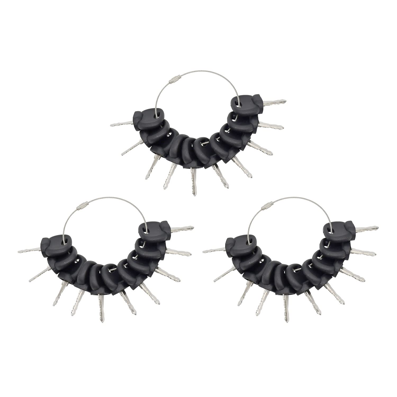 Congparts 30 pcs Ignition Keys 14607 Compatible with JCB Compatible with Bobcat Compatible with Bomag Compatible with Caterpillar Compatible with Dynapac Compatible with Ford