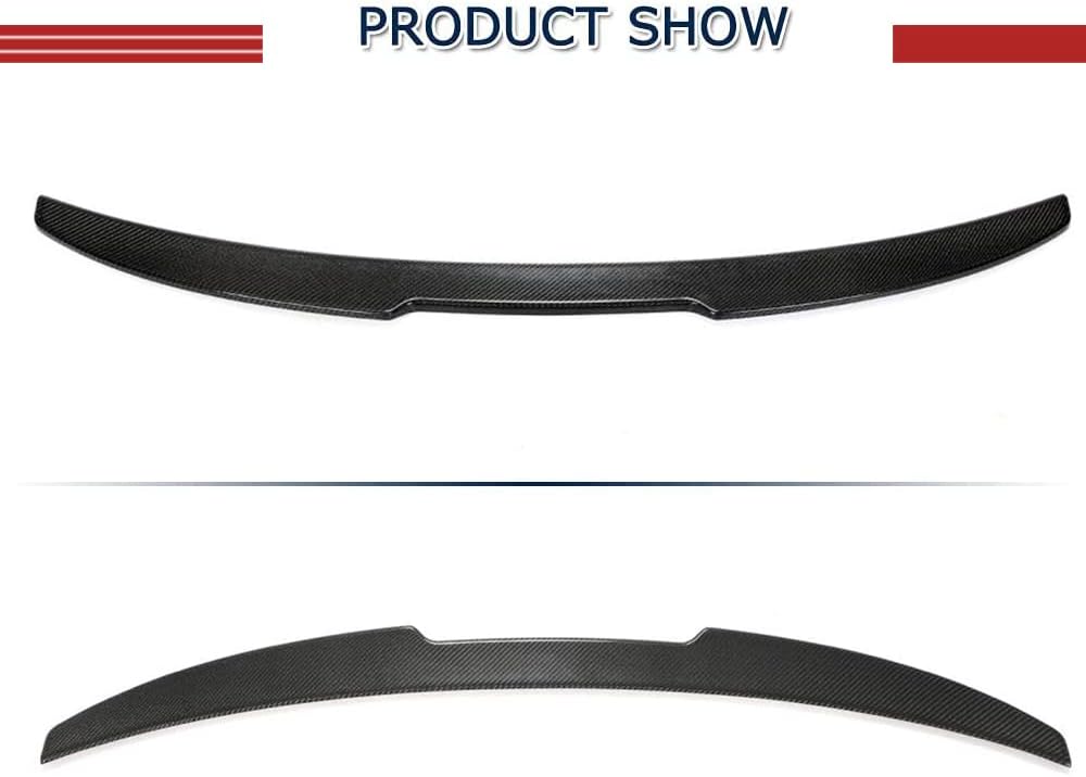 G22 Carbon Fiber Rear Trunk Spoiler for BMW 4 Series G22 G82 M4 2021-2023 430i M440i M440i xDrive Coupe 2-Door Rear Wing Spoiler High Kick Spoiler Body Kits Factory Outlet