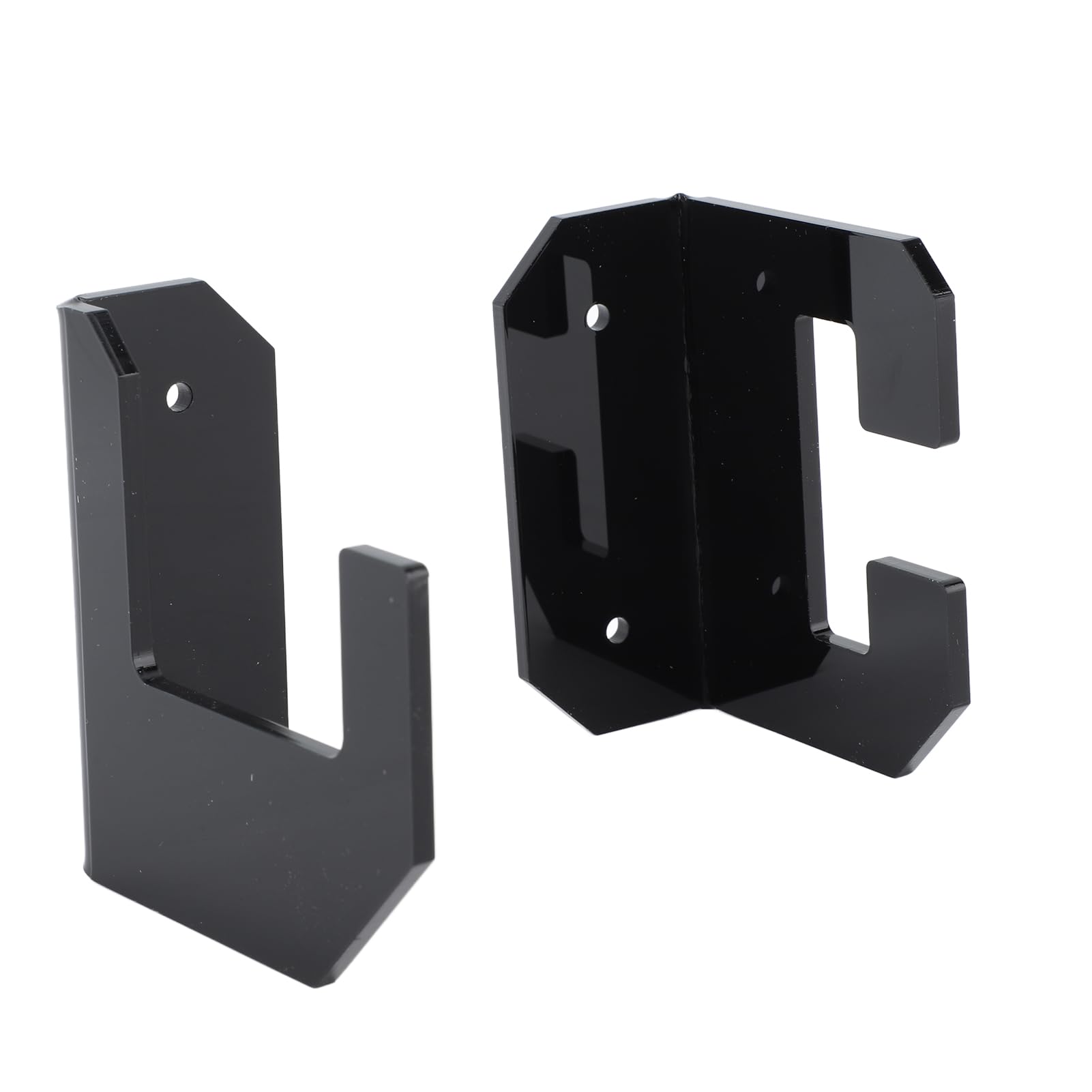 Soporte de Espada Horizontal de Hoja Plana, Soporte Acrílico de Montaje en Pared Estable para Exhibición del Hogar y la Empresa, Estante de Espada con Kit de Tornillos (BLACK)