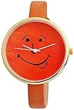 Hoher Tragekomfort – Das extra schmale orange Armband der Uhr ziert mit seinen 10 mm breite auch zarte Handgelenke und hebt den Hauptdarsteller der Armbanduhr nur umso deutlicher hervor