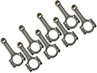 AflleRacing Forged 5140 Steel I-Beam Connecting Rods 5.700" for Chevy SBC 350 - 500HP 6000RPM Rated