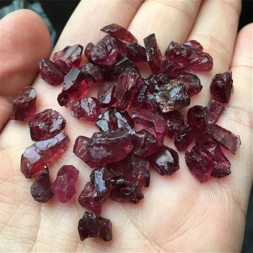 Piedras de granate natural para rellenar jarrones y bases de velas 8
