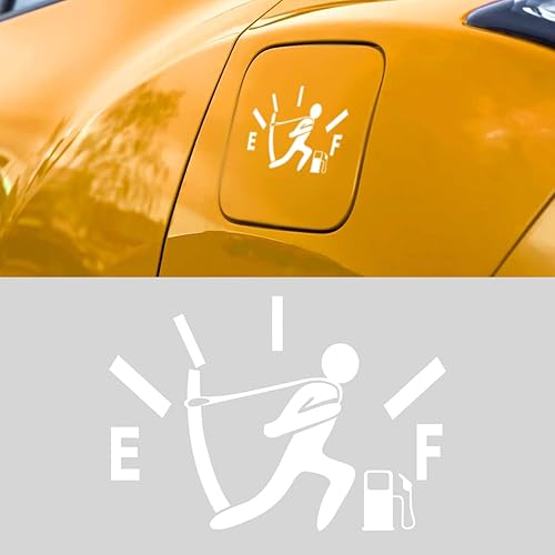 Miniatura 5 de Divertidas calcomanías para automóvil calcomanía de alto consumo de gas calcomanía vacía para automóvil calcomanía de vinilo para tanque de