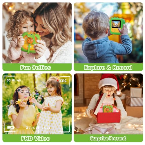 Kids Instant Print Camera for Toddlers 1080P 2.4in+180°Flip Lens - image 6