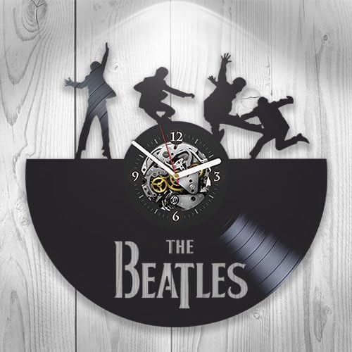 Beatles New Year Gift, Rock Music, Beatles Vinyl Wall Clock, Wall Clock Large, Beatles Clock, Beatles Vinyl Wall Clock, Wall Clock Modern, Beatles Gift for Man, Beatles Xmas Gift