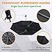 Travel Umbrella - Сompact Folding Umbrella - Best Windproof Lightweight Portable Foldable Umbrella - Auto Open Сlose Automatic Сollapsible Umbrella Black