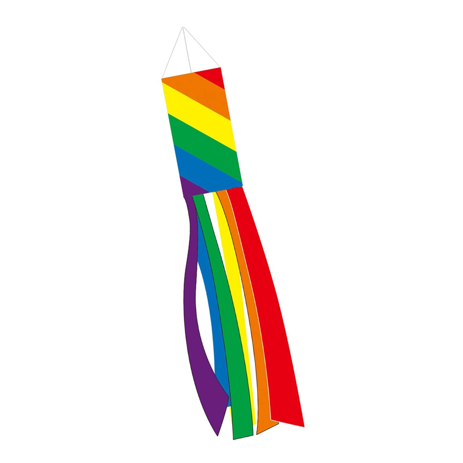 Hanging Windsock Reliable Tassel Multicolor Durable for Home Decor Style B|Windmills & Wind Spinners|Home & Garden-image-34