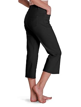 [TOOMUCHTAX] / ☆ FOLDOVER CAPRI PANTS / BLACK FOLDOVER CAPRI PANTS (BLACK) - TOOMUCHTAX