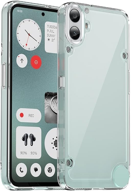 Wellpoint Trendy Compatible Designer for Nothing CMF Phone 1 5G Crystal Clear TPU+Acrylic Anti-Scratch Protective Back Case (B0DB69J8NS) Amazon Price History, Amazon Price Tracker